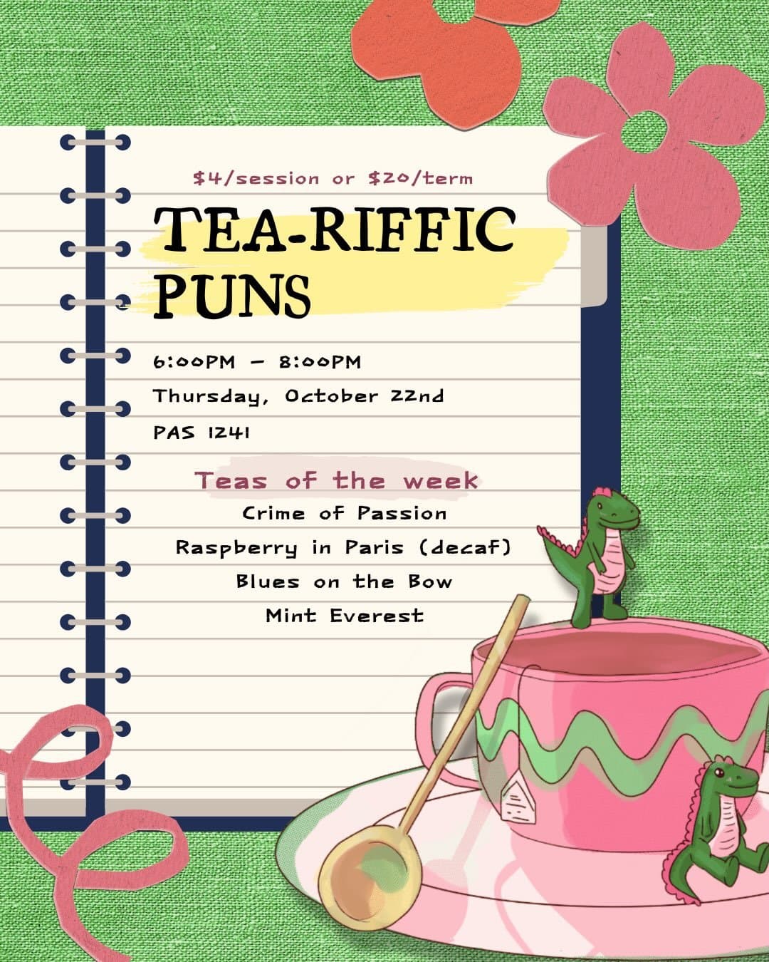Tea-riffic Puns