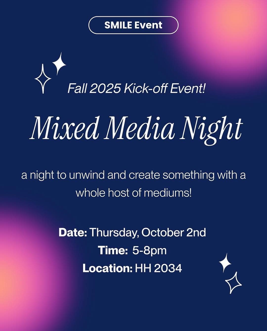 Mixed Media Night