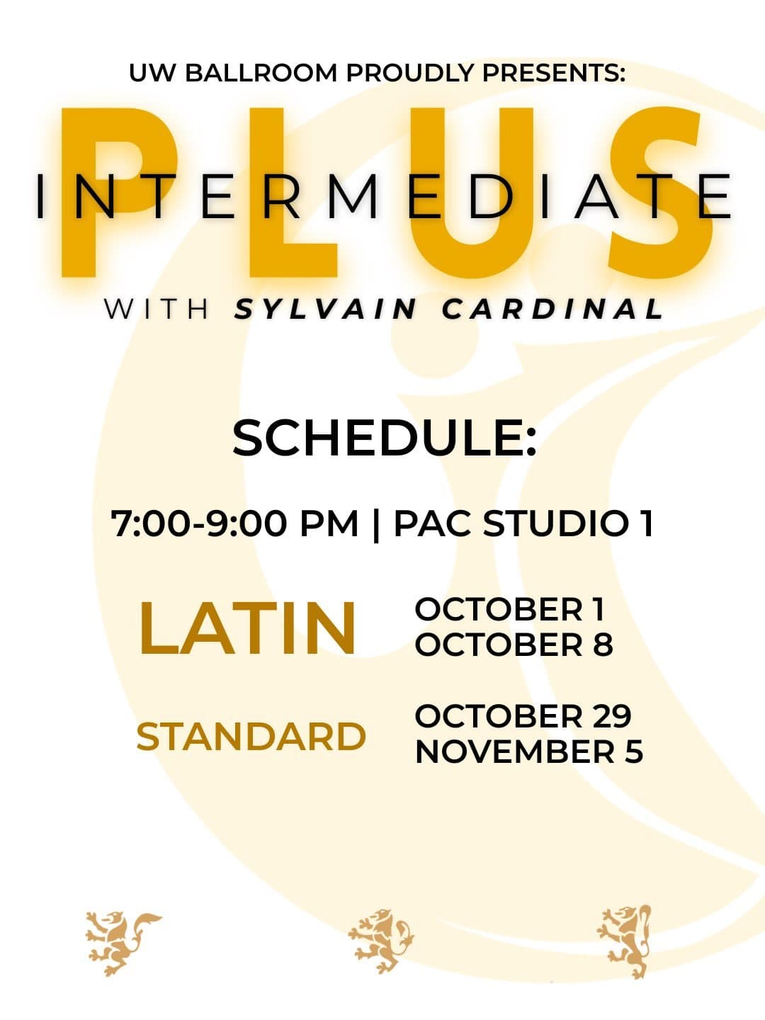 Intermediate+ Lessons With Sylvain Cardinal