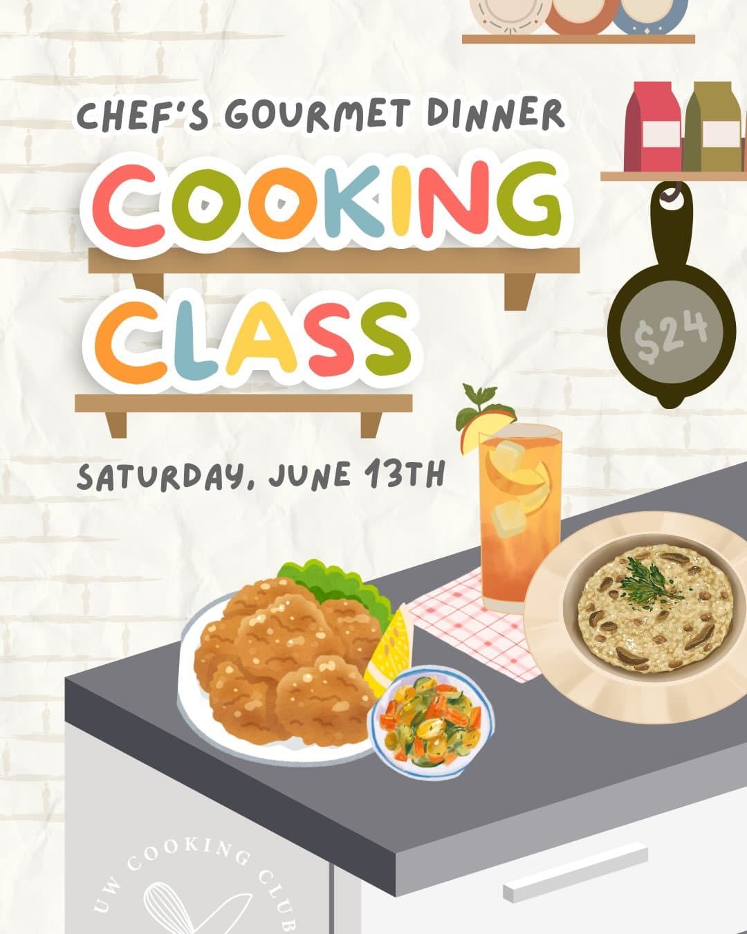 Chef's Gourmet Dinner Cooking Class